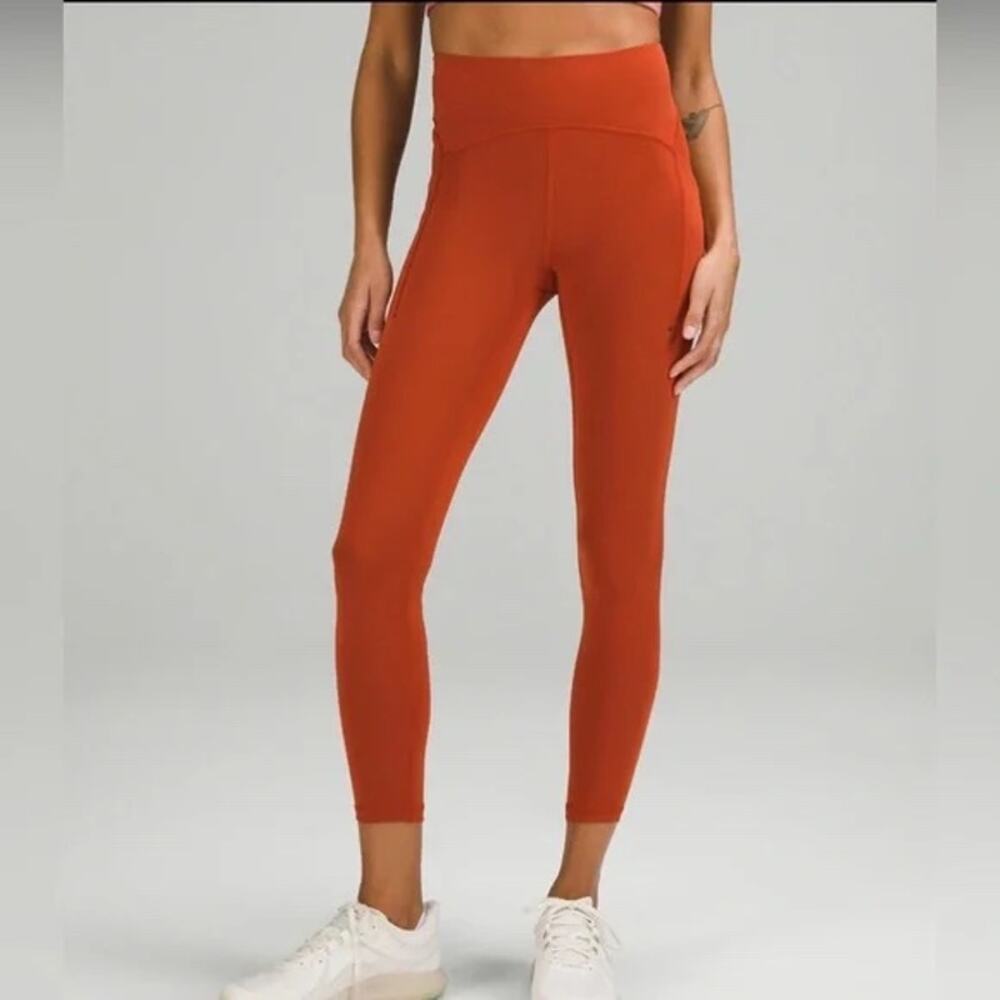 Lululemon POWER THRU HIGH-RISE TIGHT 25" - Size 4 - EUC - worn once